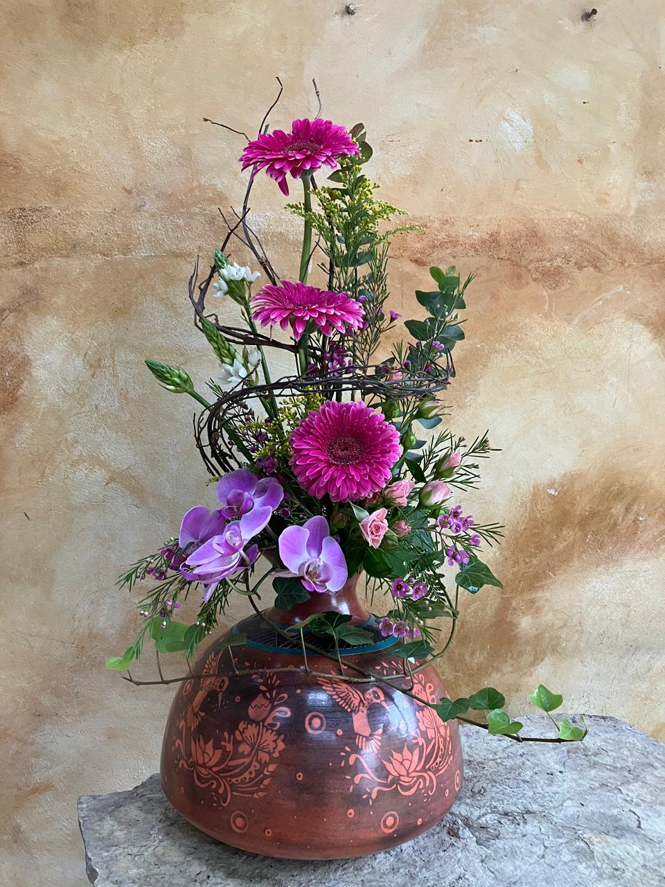Flores en jarrón